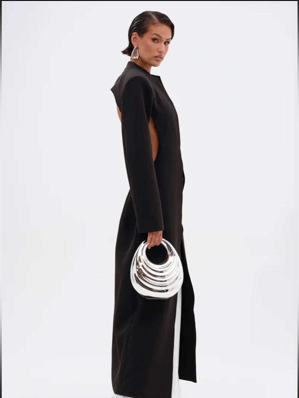 AKIRA Label Wherever You Are Cutout Trench